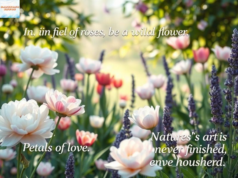 Aesthetic Flower Captions