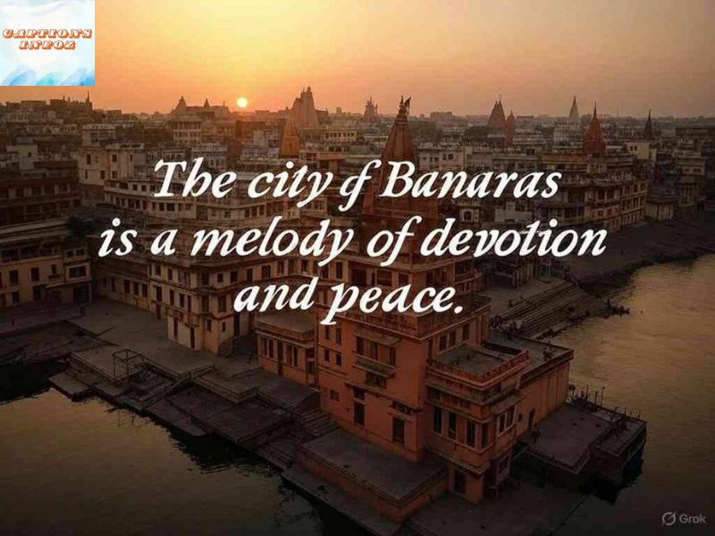 Aesthetic Captions Inspired by Banaras Ghats
