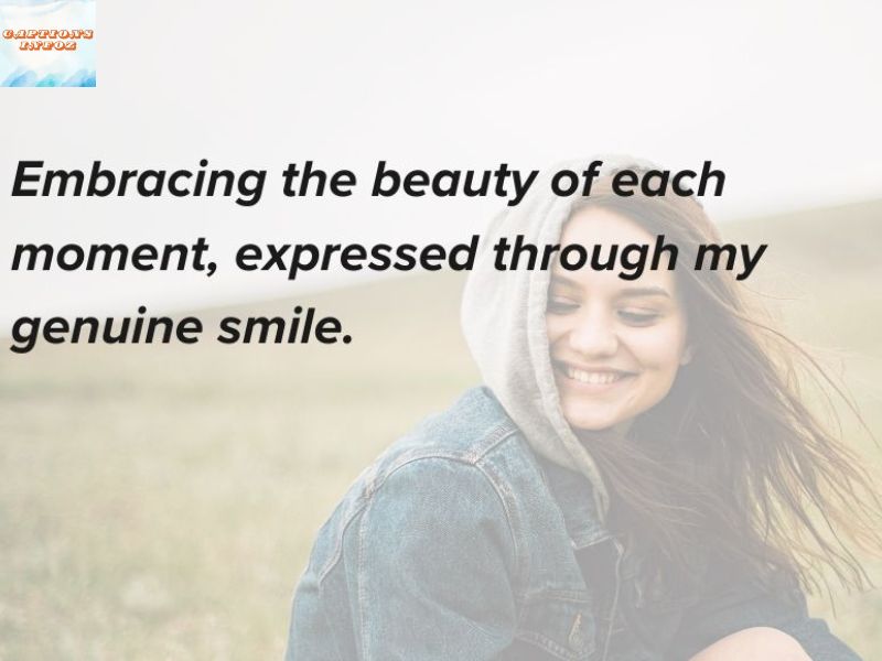 Self-Love Smile Captions for Instagram