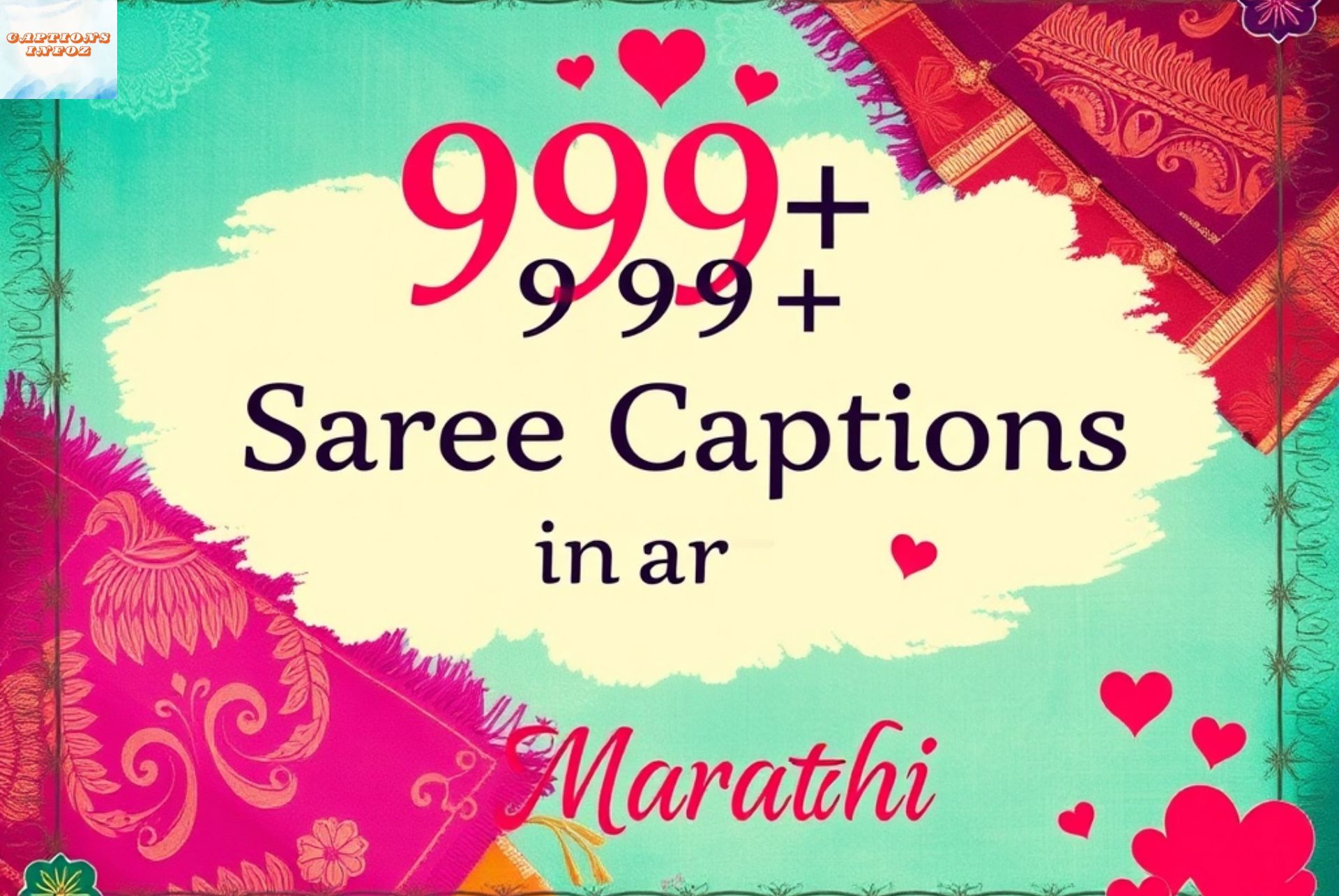999+ Saree Caption in Marathi Attitude, Love & Instagram