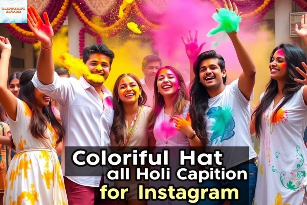Colorful Holi Captions for Instagram