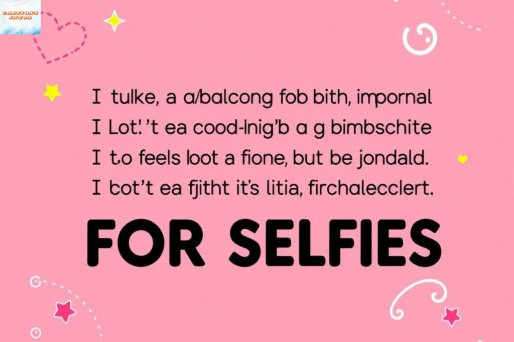 Cute Song Lyrics Captions for Selfies