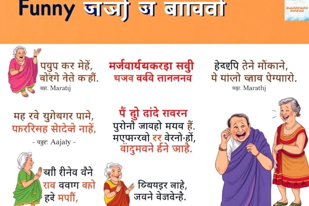 Funny Aaji Quotes In Marathi