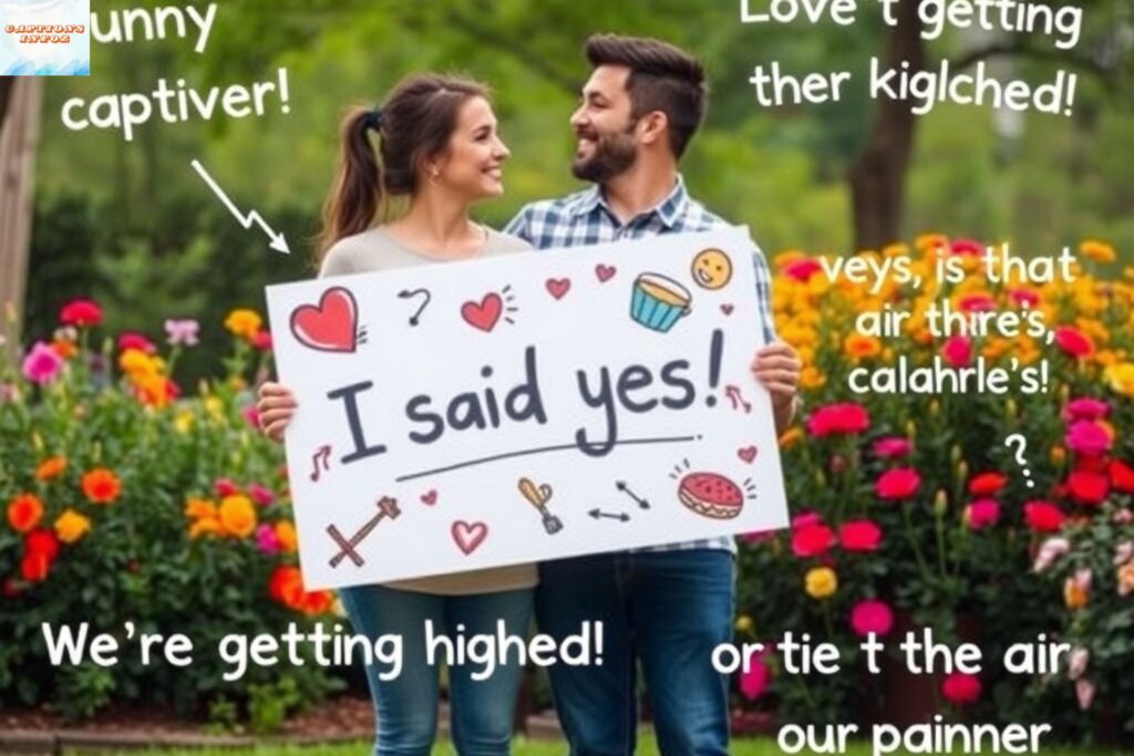 Funny Engagement Captions to Celebrate Love