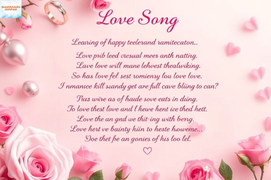 Love Song Lyrics for Anniversary Captions