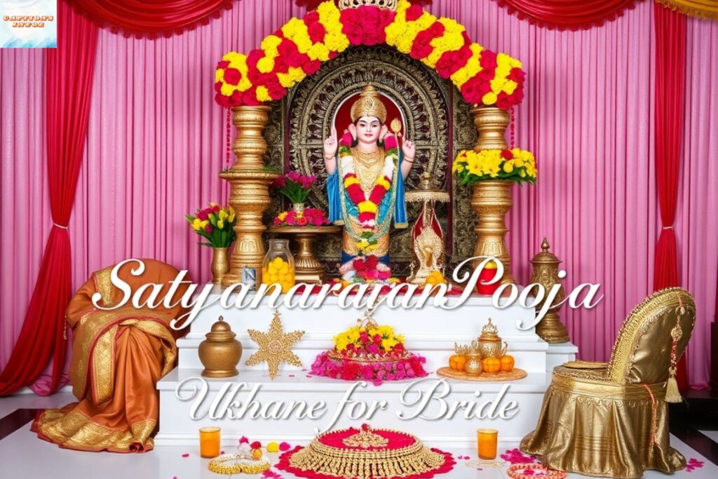 Satyanarayan Pooja Ukhane for Bride