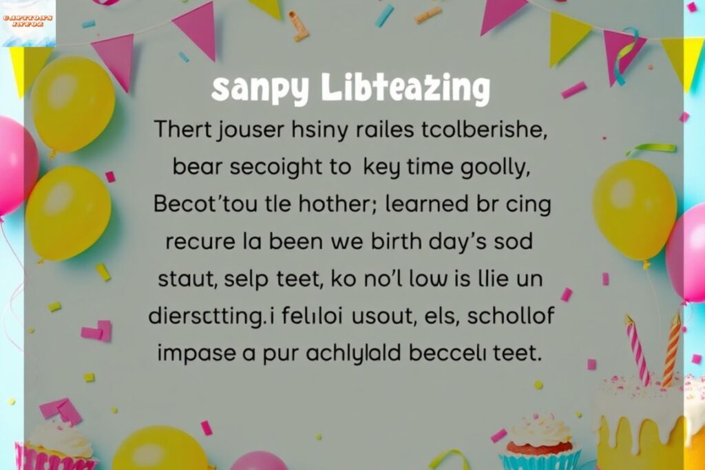Song Lyrics for Birthday Captions