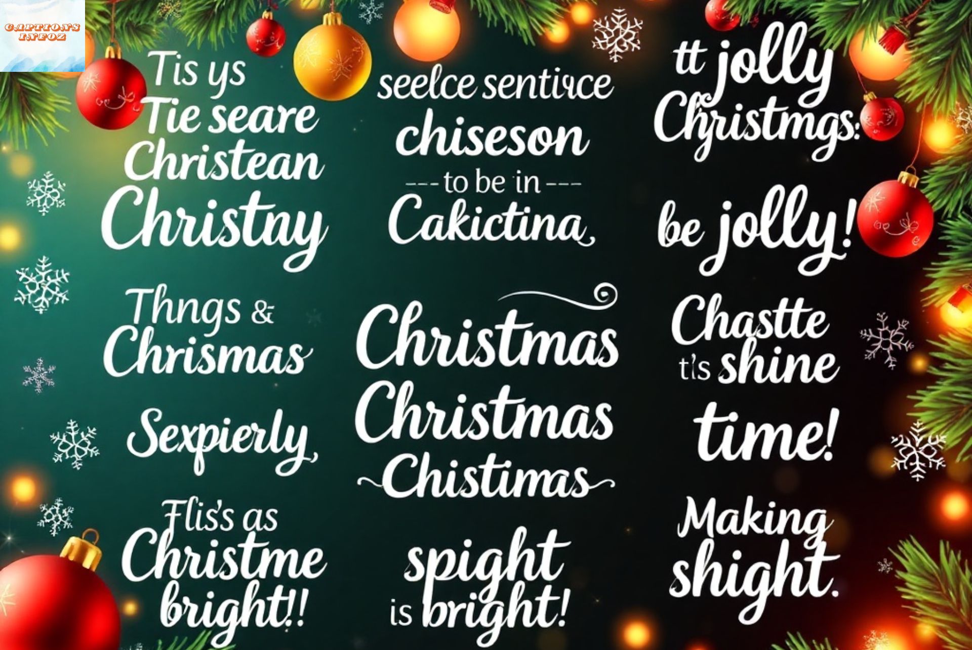 325+ Christmas Captions That’ll Make Your World Merry