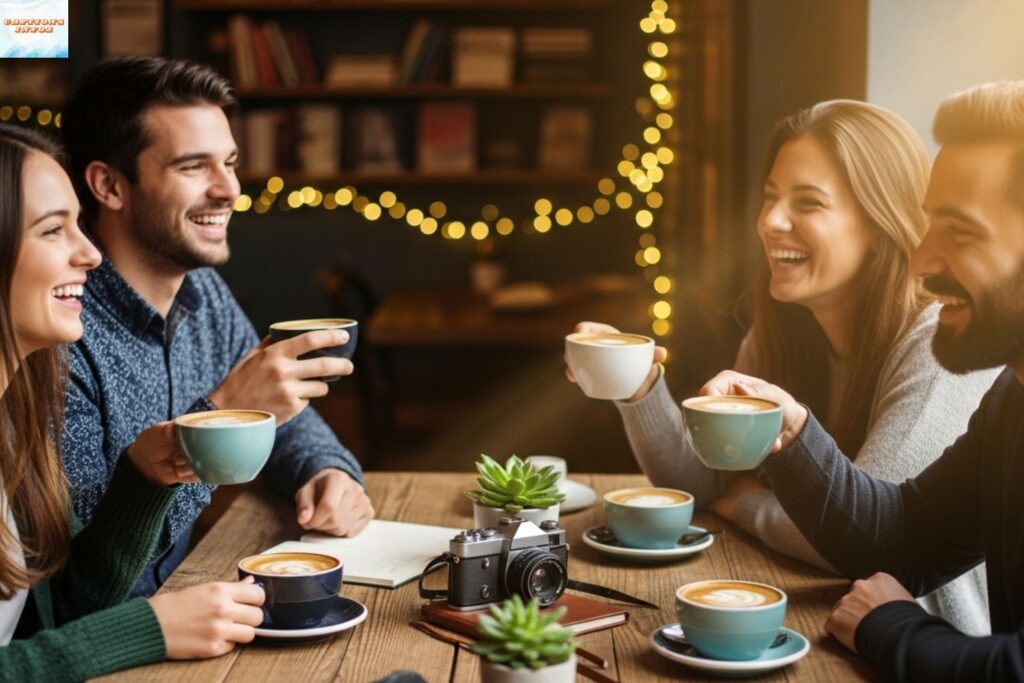 Coffee and Friends Captions