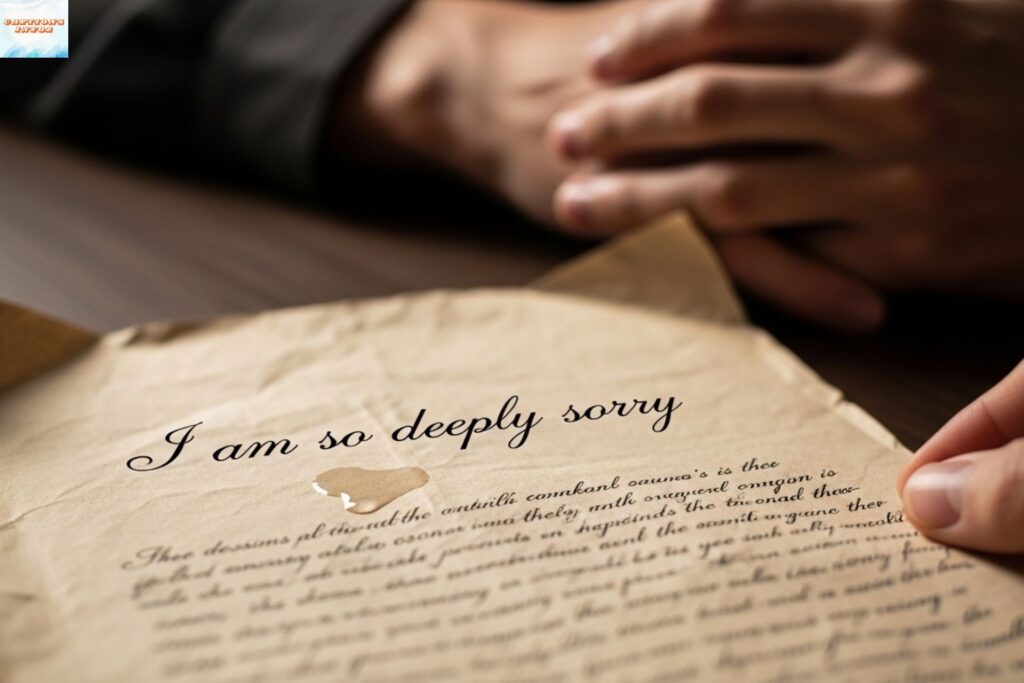 Deep Sorry Captions After a Fight