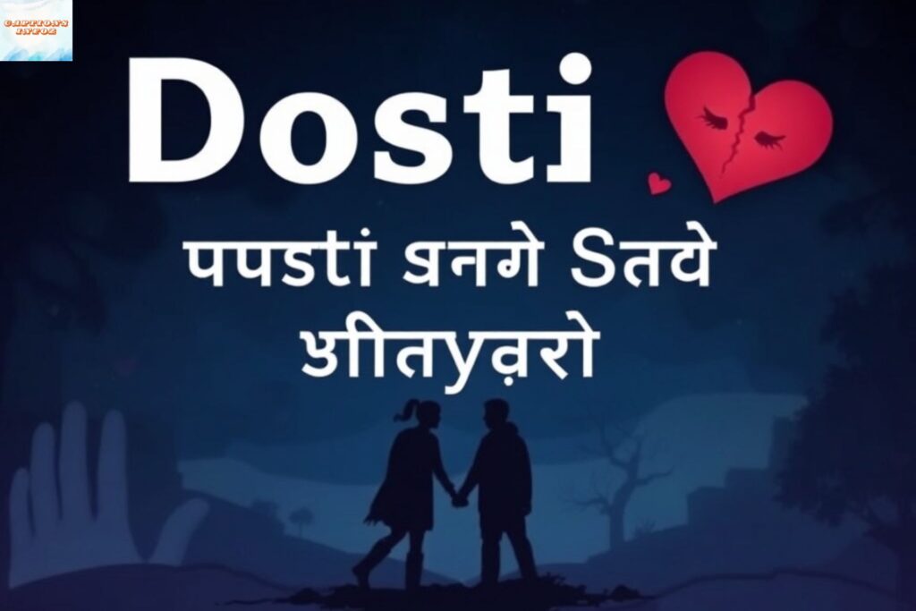 Dosti Sad Shayari Marathi