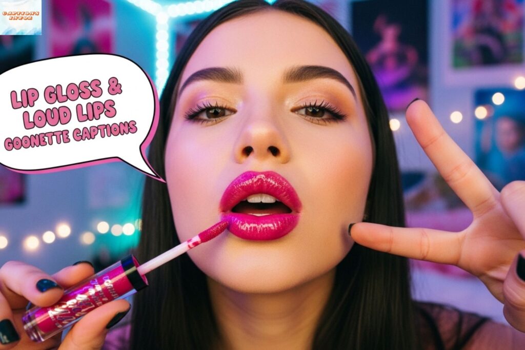Lip Gloss & Loud Lips Goonette Captions