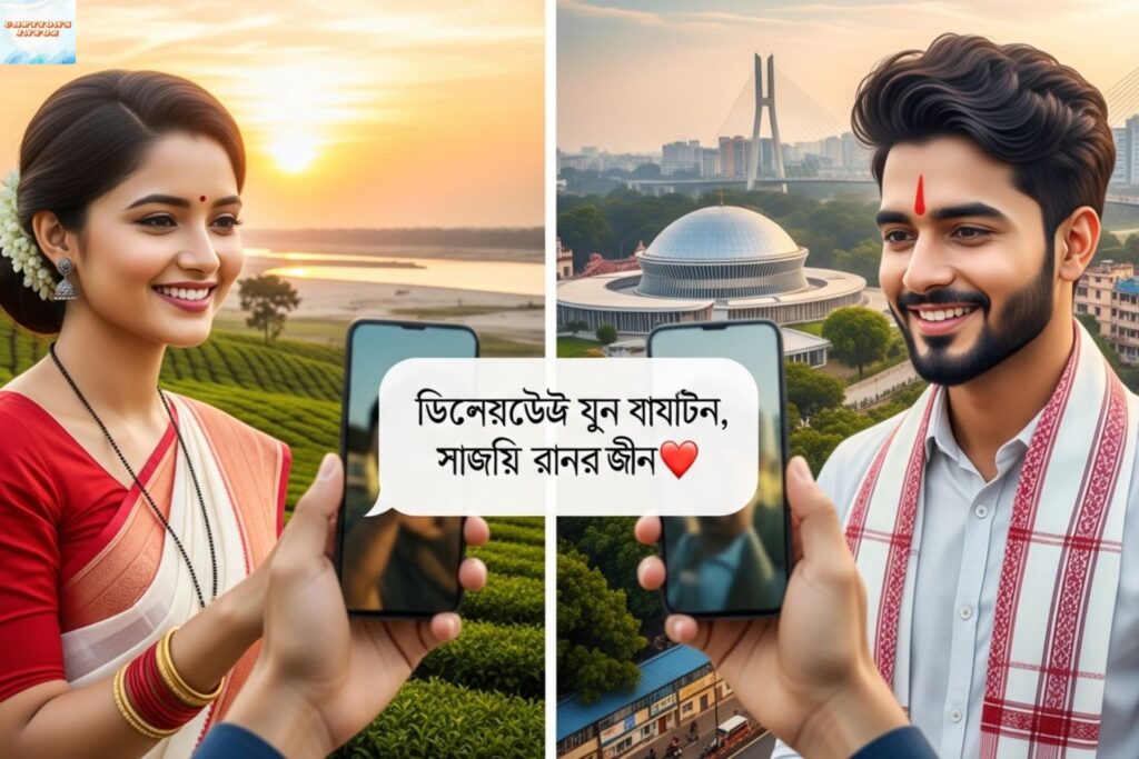 Long Distance Relationship Assamese Captions
