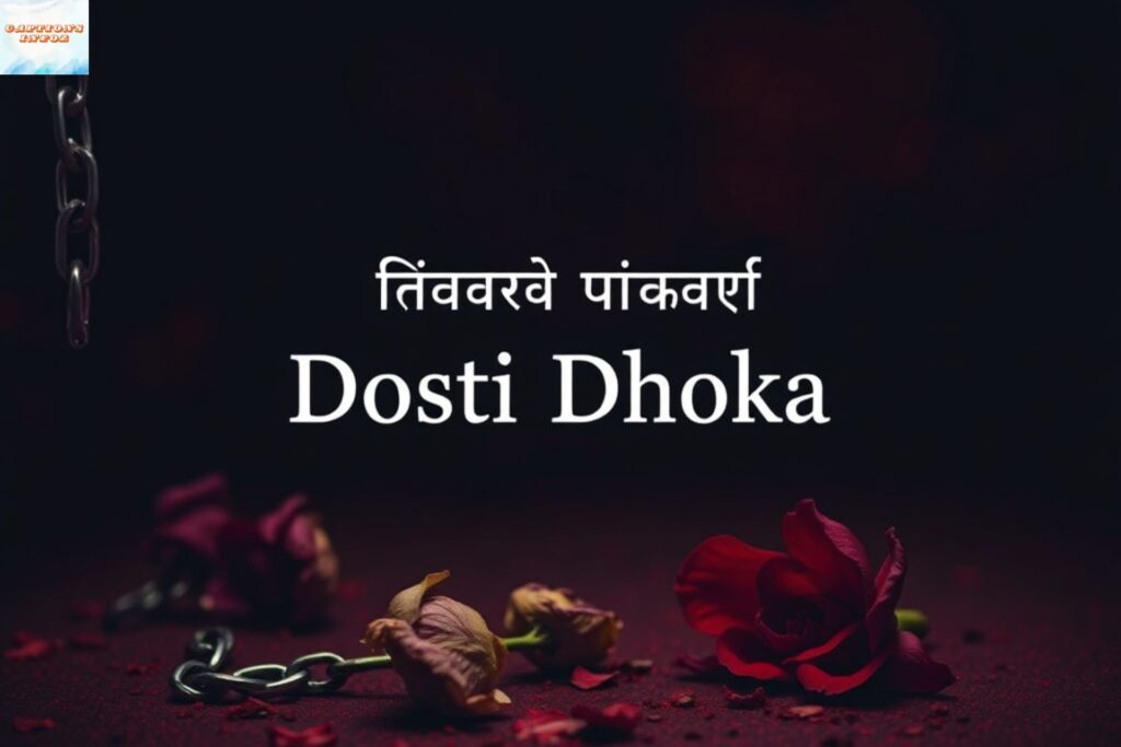 Marathi Shayari Dosti Dhoka