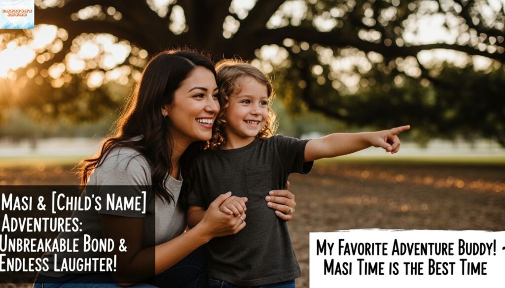 Masi and NieceNephew Bonding Captions