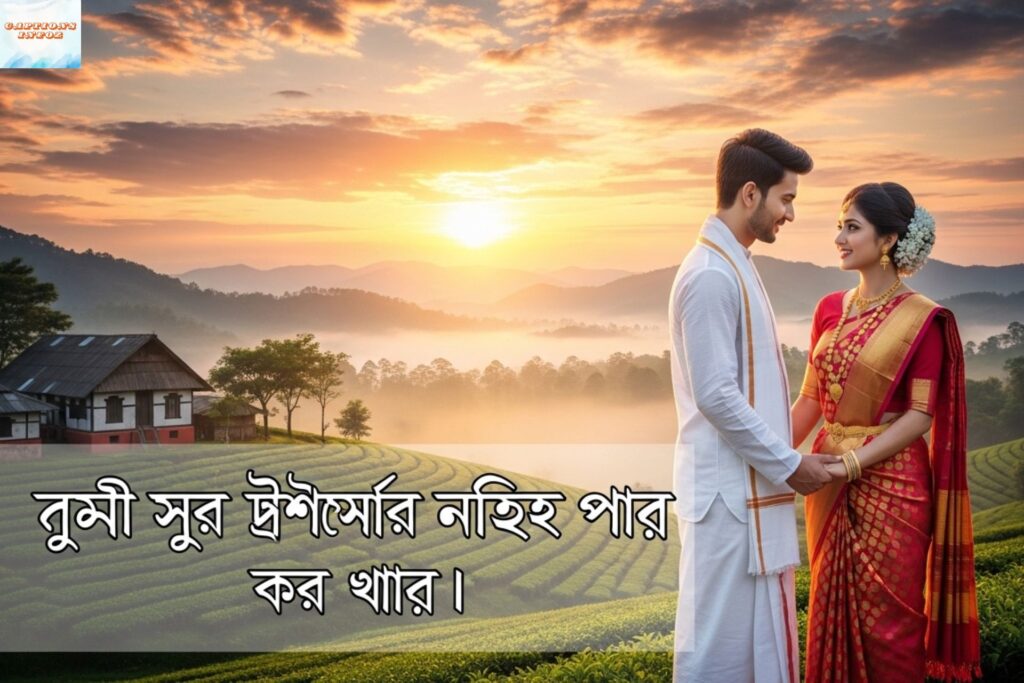 Romantic Assamese Captions for Couples