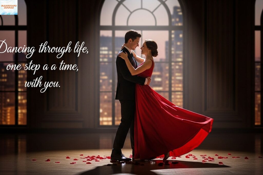 Romantic Dance Captions for Couples