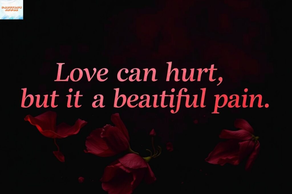 Short Painful Love Quotes for Status and Caption Frame