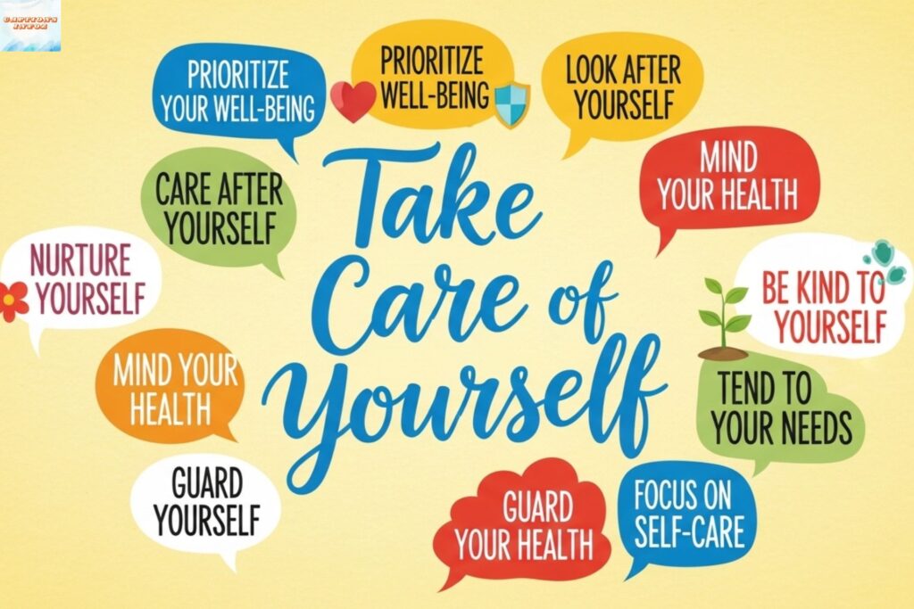 Synonyms to Saying Take Care of Yourself